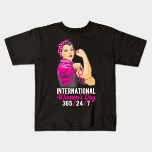 International Womens Day 2024 Break The Bias Kids T-Shirt